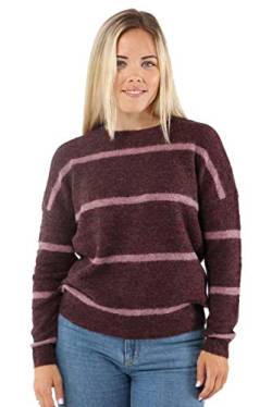 MSCH Moss Copenhagen Femme Alpaca Stripe Pullover (Lila, S-M) von MSCH