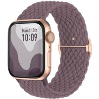 MSOVAEU Smartwatch-Armband Geflochtenes Armband Kompatibel mit Apple Watch für Damen Herren, 38mm 40mm 41mm Uhrenarmbänder für iWatch 8/7/6/5/4/3/2/1/Ultra/SE von MSOVAEU