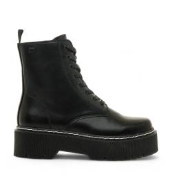 MTNG für Damen. 54146 Stiefelette 54146 schwarz (37), Stoff, 3 bis 5 cm, Reißverschluss, Lässig von MTNG