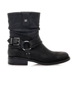 MTNG für Damen. 59349 Persea-Stiefeletten Schwarz (37), Stoff, 3 bis 5 cm, Keine, Lässig von MTNG