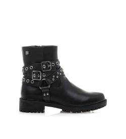 MTNG für Damen. 59452 Campa Stiefelette Schwarz (38), 3 bis 5 cm, Reißverschluss, Lässig von MTNG