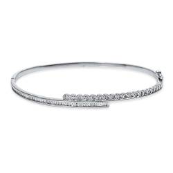 MUAU Schmuck Armreif 750/18K Weissgold Diamant 1ct. von MUAU Schmuck