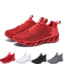 Men's Runners Shoes, Sport Athletic Breathable Lightweight Fashion Sneakers Non-Slip Gym Jogging Trail Running Walking Shoes von MUGUOY