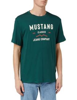 MUSTANG Herren Style Alex C Print T-Shirt, June Bug 6485, M von MUSTANG