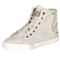 MUSTANG Shoes Damen Schuhe High Top Sneaker Turnschuhe knöchelhoch 1146-526-243 Ivory 41 von MUSTANG