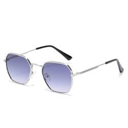 MUTYNE Brillen, modische Accessoires, Sonnenbrillen für Damen, quadratisch, für den Außenbereich, UV-Sonnenbrille für Damen, Brille, 4. Silberblau, Einheitsgröße von MUTYNE