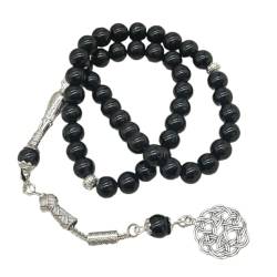 MZRAN Armband für Frauen, handgefertigt, Gebetsperlen, traditionelles Tasbih für Muslime, 45 Rosenkranz-Perlen, Armband, islamische Muslime, Religion, Eid Geschenk von MZRAN