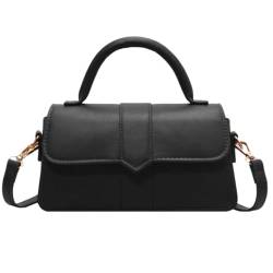 MZRAN Umhängetasche für Damen, Umhängetasche für Mädchen und Frauen, große Kapazität, Handtasche, Geldbörse, Schultergurt, verstellbarer Kuriertasche, Schwarz von MZRAN