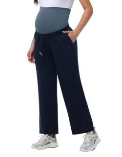 Maacie Damen Sporthose Jogginghose Lang Baumwolle Trainingshose Sweathose High Waist für Sport Yoga Gym von Maacie