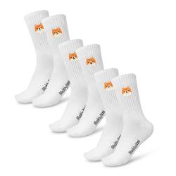 Made by Nami 3 Paar Lustige Socken Damen & Herren mit Motiv im Set Festival Accessoires (DE/NL/SE/PL, Numerisch, 41, 45, Regular, Regular, Shiba Inus) von Made by Nami