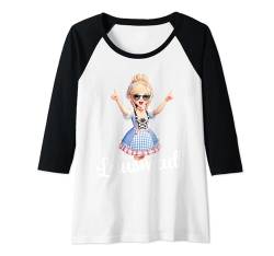 Damen Lausmadl Shirt Kinder Ersatz Tracht Damen Dirndel Kostüm Raglan von Mädchen Trachtenshirt bayrisches Madl Bluse