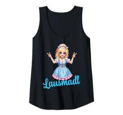 Damen Lausmadl Shirt Kinder Ersatz Tracht Damen Dirndel Kostüm Tank Top von Mädchen Trachtenshirt bayrisches Madl Bluse