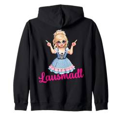 Lausmadl Shirt Kinder Ersatz Tracht Damen Dirndel Kostüm Kapuzenjacke von Mädchen Trachtenshirt bayrisches Madl Bluse