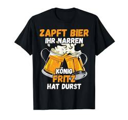 FRITZ TShirt Name Vorname Biertrinker Bier Spruch T-Shirt von Männer Geschenk mit Name Vorname für Biertrinker