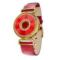 Magneto Watch Bella Gold Red Armbanduhr für Frauen von Magneto Watch