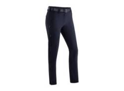 Funktionshose MAIER SPORTS "Lana slim" Gr. 80, Langgrößen, blau (dunkelblau), Damen, 91% Polyamid, 9% Elasthan, Hosen, Damen Wanderhose, atmungsaktive Outdoor-Hose, 3 Taschen, Slim Fit von Maier Sports