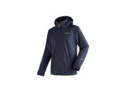 Outdoorjacke MAIER SPORTS "Metor rec M" Gr. 50, blau (dunkelblau) Herren Jacken Regenjacke wasserdicht mit Kapuze, 2 Taschen außen, Innentasche von Maier Sports