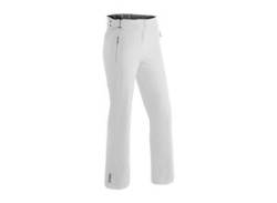 Skihose MAIER SPORTS "Vroni slim" Gr. 40, Normalgrößen, weiß Damen Hosen Schneehose, wind- und wasserdicht, 2 RV-Taschen, Slim Fit von Maier Sports