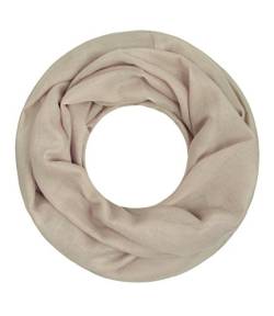 Majea Damen Loop Schal, uni, beige Damen Artikel-Nr.440900 von Majea