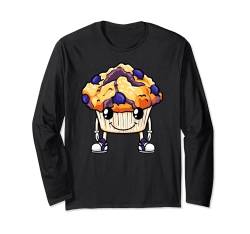 Lustige Muffins Dessert Essen Langarmshirt von MalMuffinsLuv