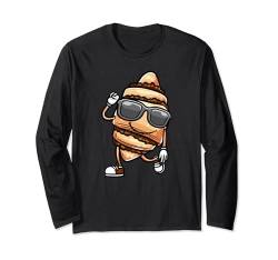 Tanzendes Rugelach für Konditorinnen und Bäcker Langarmshirt von MalRugelachThemb