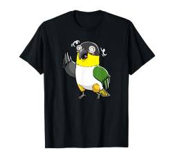 Schwarzköpfige Caique Exotische Vogel Papageienliebhaber T-Shirt von Malcaiqueluveve