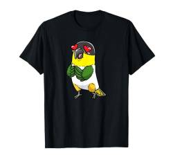 Schwarzköpfige Caique Exotische Vogel Papageienliebhaber T-Shirt von Malcaiqueluveve