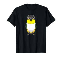 Schwarzköpfige Caique Exotische Vogel Papageienliebhaber T-Shirt von Malcaiqueluveve