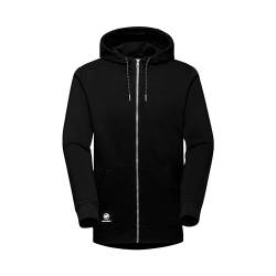 Mammut Herren Midlayer, S, Schwarz, Kapuzenjacke, aus 66 Prozent Bio Baumwolle von Mammut