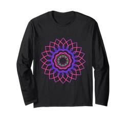 lotus flower mandala shirt, mandala tee shirts Langarmshirt von Mandala Design T-shirt