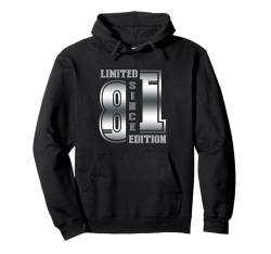 Since 1981 Limited Edition 43 Geburtstag Pullover Hoodie von Mann, Frau Geburtstag Design