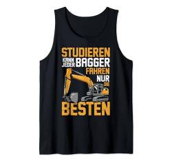 Nur Die Besten Bauarbeiter Lustiges Bagger Tank Top von Mann Baggerfahrer Design