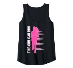 Damen Laufen Dieses Mädchen kann laufen, Marathonläufer Tank Top von Running Gifts for Men and Marathoner Clothing