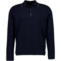 Marc O'Polo Herren Pullover blau Baumwolle unifarben von Marc O'Polo