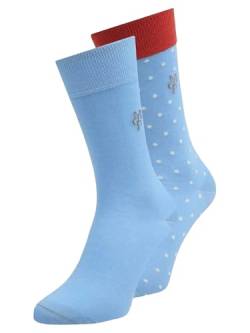 Marc O'Polo Herren Socken 2er Pack Doppelpack farblich sortiert - 161773, Größe Herren:43/46, Farbe:air von Marc O'Polo