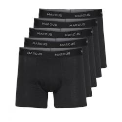 Marcus Roxy Boxershorts Herren 5 pack Schwarz XL | Bequeme Herren-Boxershorts | Herren Unterhosen mit 95% Baumwolle 5% Elasthan | Klassische Boxershorts von Marcus