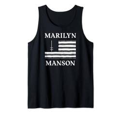 Marilyn Manson – Flag and Logo Tank Top von Marilyn Manson