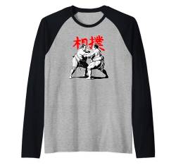 Sumo Fighter Japan Sun Kampfkunst Jahrgang Vintage Raglan von Martial Artist Wear