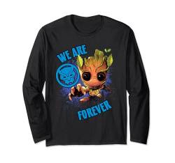 Marvel 85th Anniversary Groot Black Panther We Are Forever Langarmshirt von Marvel