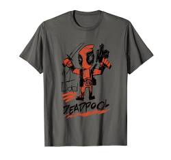 Marvel Deadpool #1 Dad Doodle Vatertag T-Shirt von MARVEL
