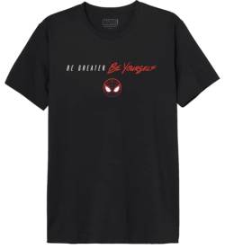 Marvel Herren Memagagts007 T-Shirt, Schwarz, XL von Marvel