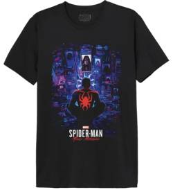 Marvel Herren Memagagts008 T-Shirt, Schwarz, S von Marvel