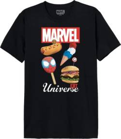 Marvel Herren Memarcots289 T-Shirt, Schwarz, L von Marvel