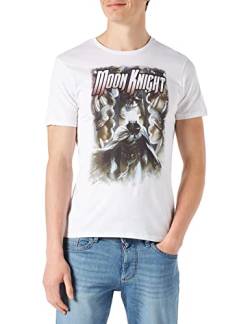 Marvel Herren Memoonxts002 T-Shirt, weiß, S von Marvel