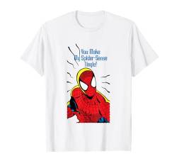 Marvel Spider-Man Valentine's Day You Make Me Tingle T-Shirt von Marvel