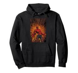 Marvel Universe Classic Red Hulk Furious Scream Poster Pullover Hoodie von Marvel