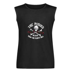 Masculino DuPu he Pogues - Anchor Logo Men's Vests Tank Tops O-Neck 100% Cotton Undershirts Unisex Sleeveless Shirt XXL von Masculino