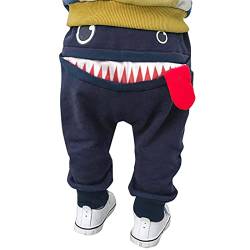 Unisex Baby Hose Babyhose Haremshosen Cartoon süße Hosen Tier gedruckt Lange Hose für Jungen Baby Hose für Mädchen, Schlupfhose Freizeitkleidung Elastische Taille Komfort von Mashaouyo