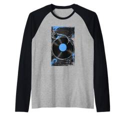 Blau für den Rekord Blaue Farbgrafik Raglan von Match Blue Color Graphic Tee