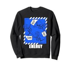 Blue Keep That Same Energy Königsblaue Grafik Sweatshirt von Match Blue Color Graphic Tee